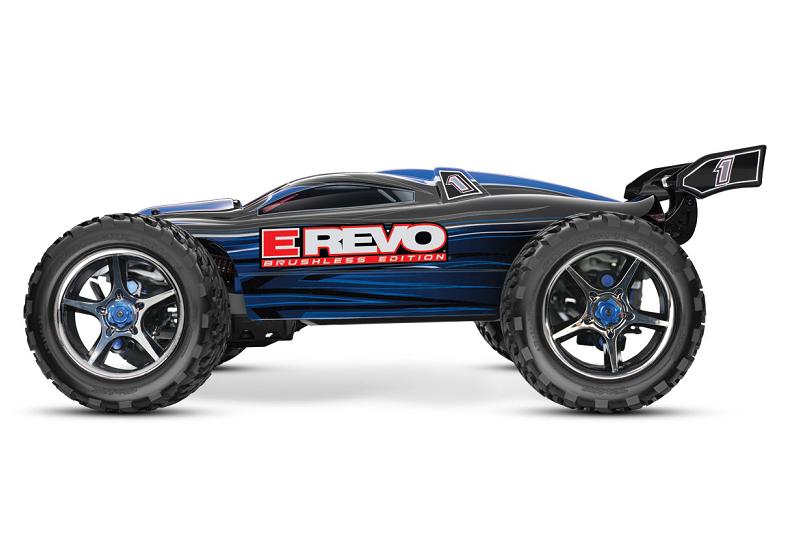 TRAXXAS	E-Revo Brushless MXL 4WD 1/10 RTR    (with telemetry) + Fast Charger